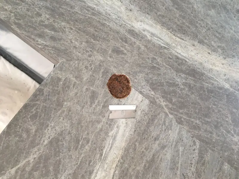 bunker1b damaged kitche worktop